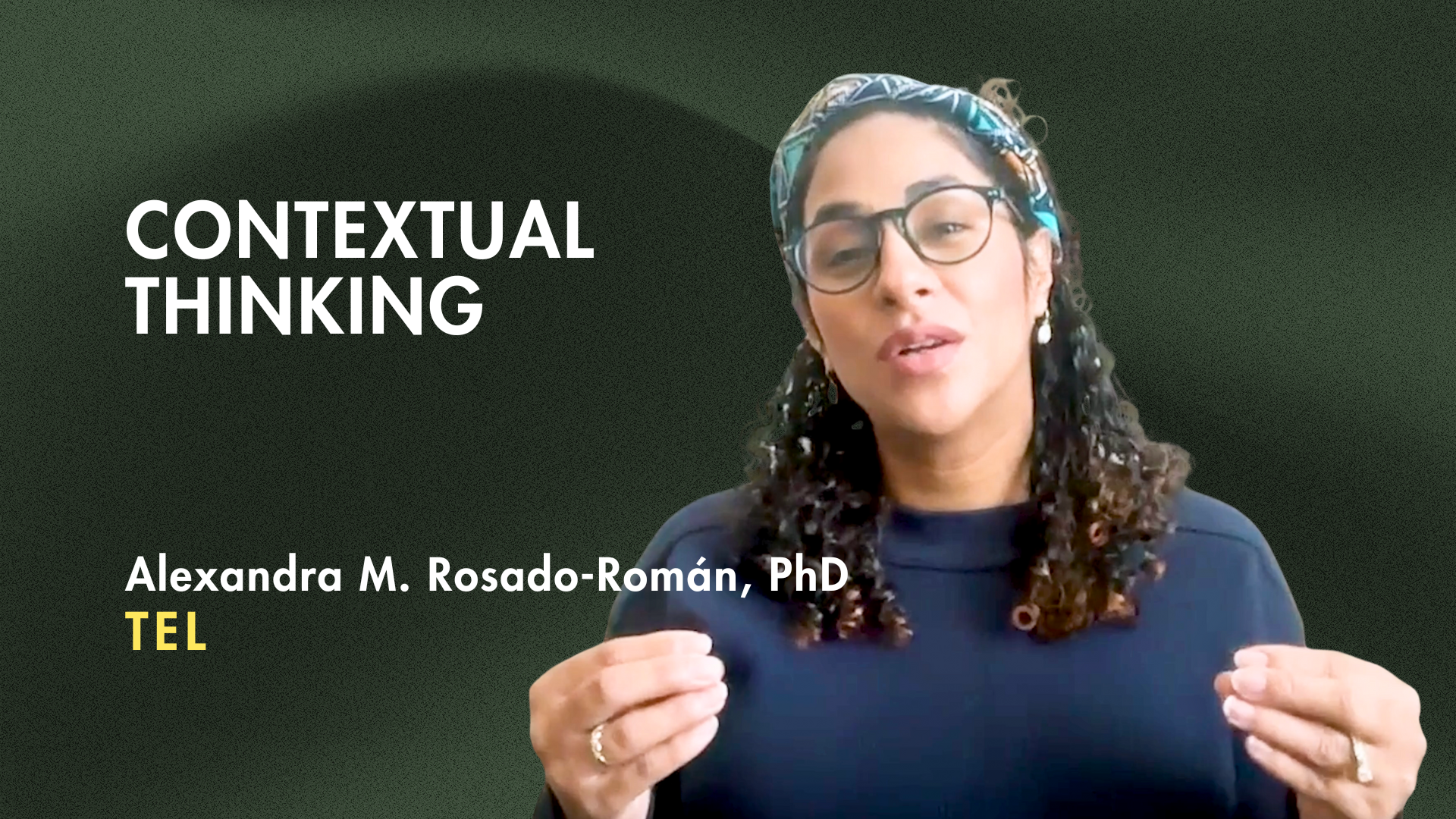 Contextual Thinking (TEL)
