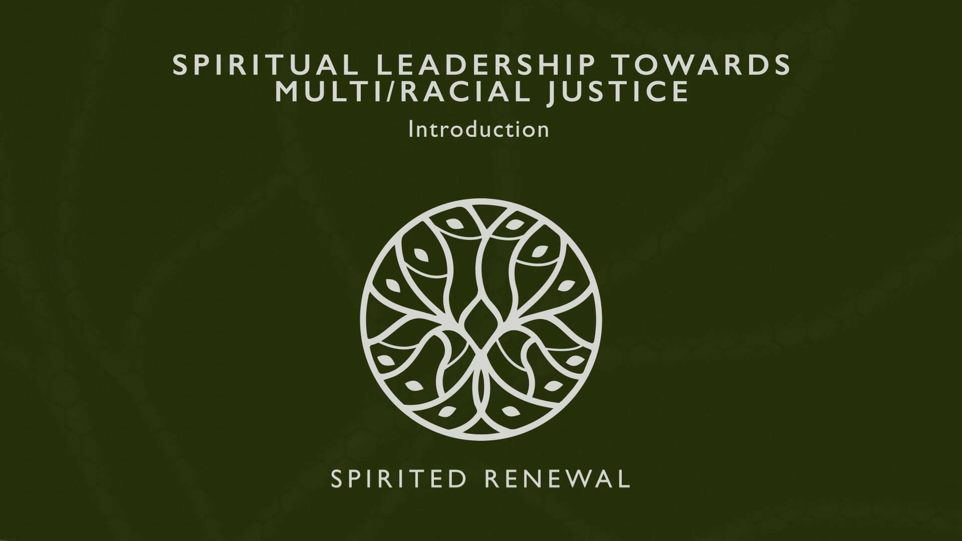 SLJ Introduction Spritual Renewal